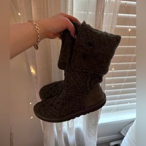 UGG Dark Knit Boots